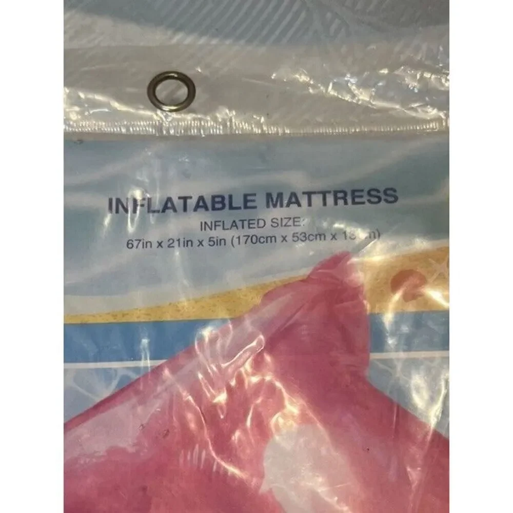 Vintage Momentum Brands Summer‎ Inflatable Mattress Pool 67” X 21” Pink NISP